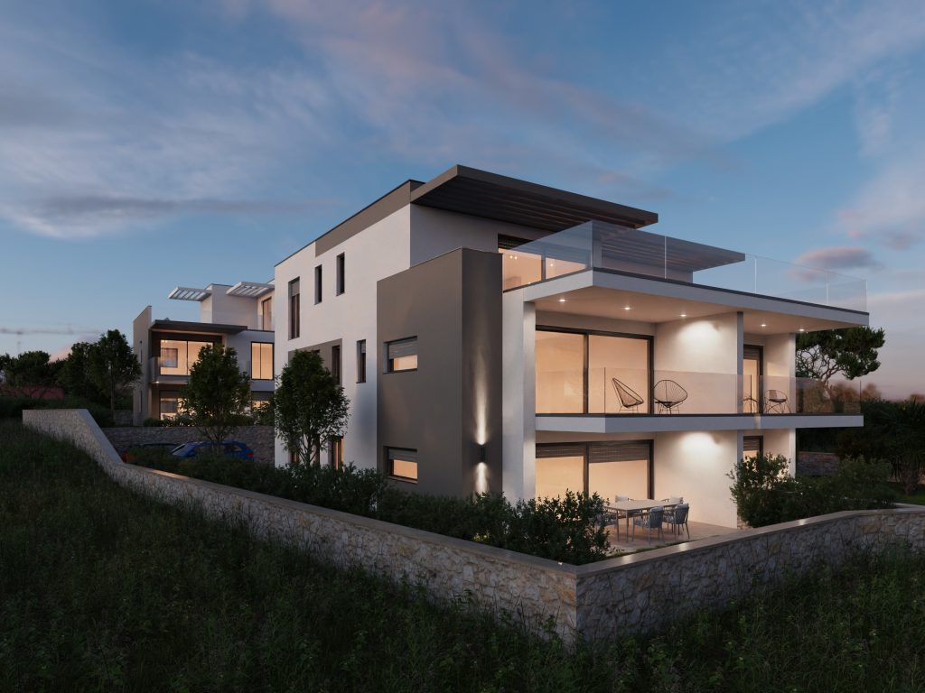 Prodaja novoizgrađenih apartmana, Stanovi na Murteru